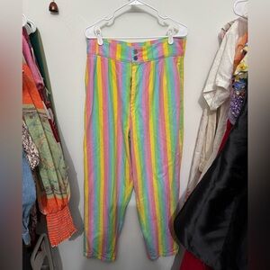 Lucy & Yak Multicolor Striped Trousers